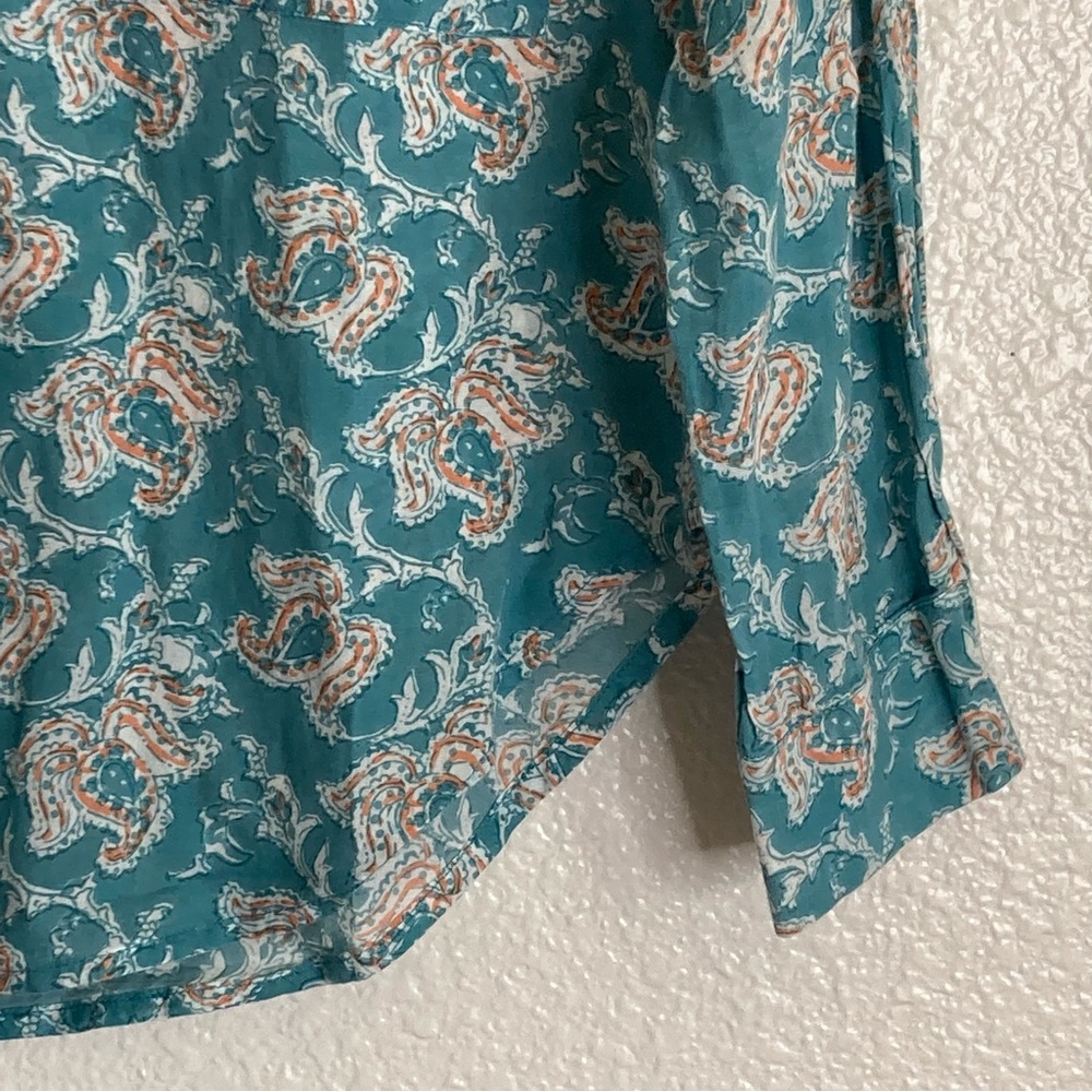 Roller Rabbit Button Down Patch Packets Shirt Xs - image 4